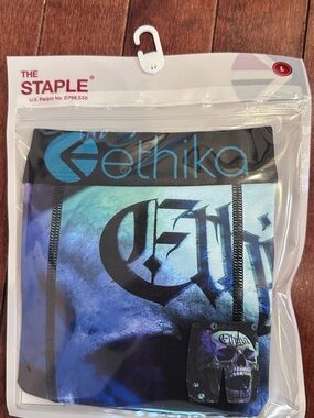 ethika Red Staple Fit Boxer Briefs with White Waistband